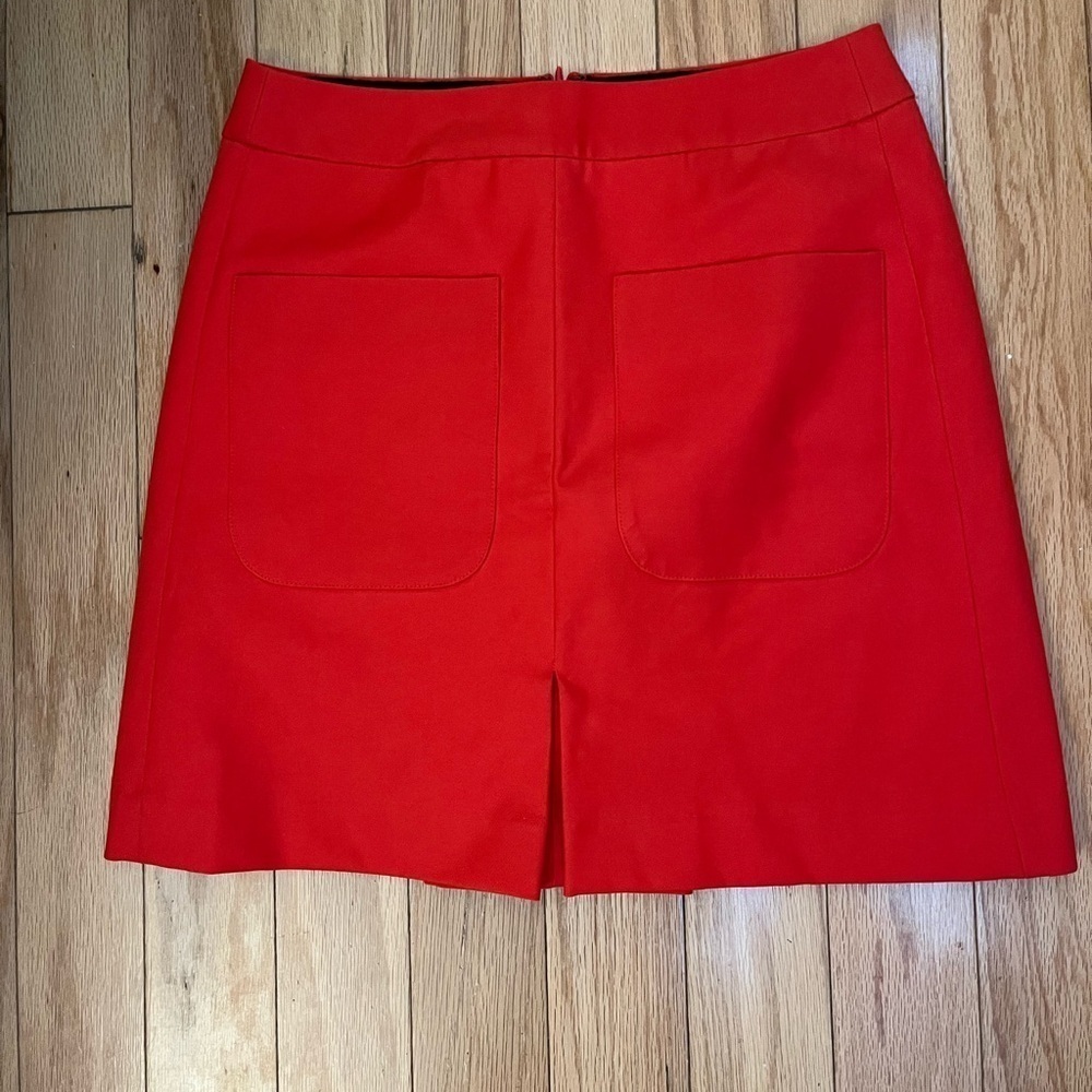 Ann Taylor Loft Orange A Line Skirt Size 2